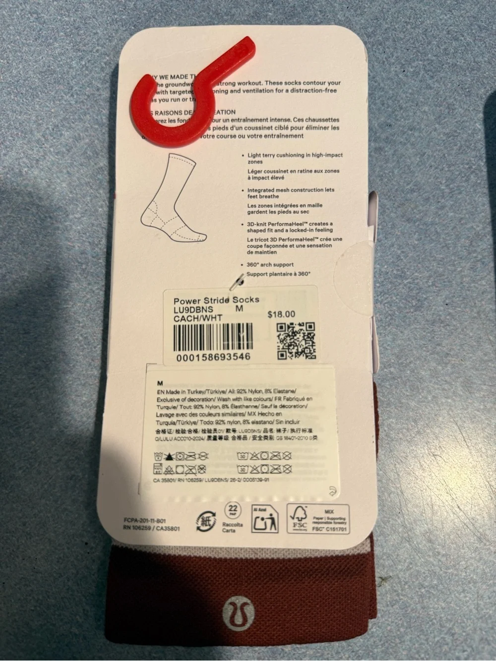 Lululemon Medium Power Stride Socks BUNDLE